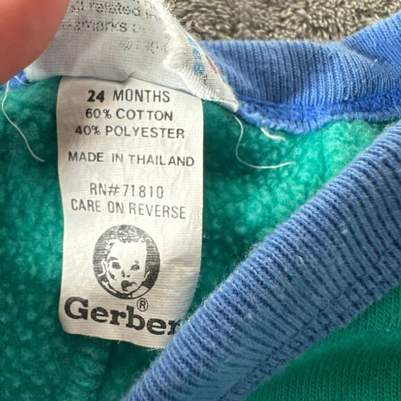 Vintage baby looney tunes bugs bunny Sylvester one piece 24months 90s - Picture 8 of 8